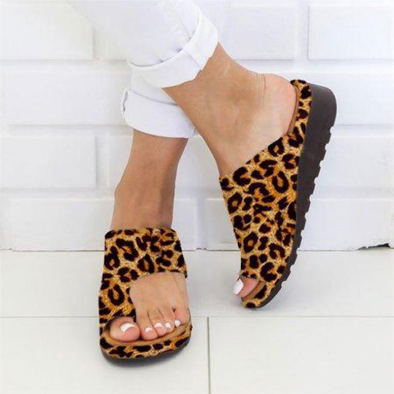 Womens Sandals New Female Shoes Comfy Platform Flat Sole Orthopedic Bunion Corrector Plus Size 35-43 Casual Shoes Woman