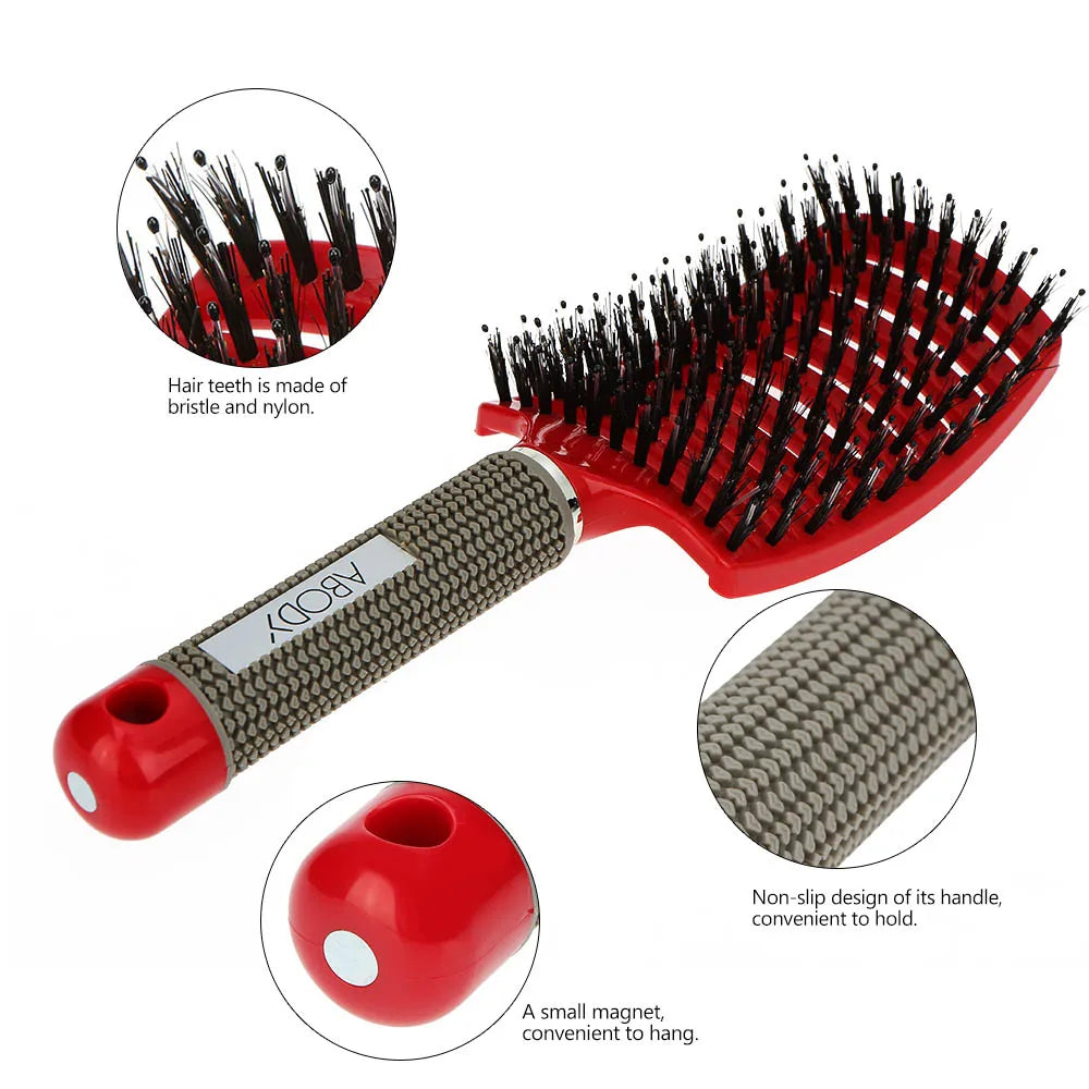 1/2PCS Abody Hairbrush Comb For Magic Ionic Shampoo Detangling Hair Brush Lice Comb Tangle Scalp Massager Brushes Hairbrush