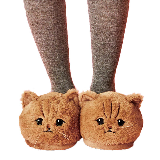 DROPSHIPPING New arrival Millffy Cute PLUSH KITTEN SOFT ANIMAL Cat Women Plush Slippers Ladies home BEDROOM Slippers