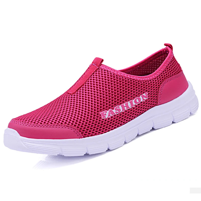 Women Aqua Shoes Breathable Mesh Sandals Shoes Lightweight Quick-drying Comfortable Women Slip-On Mules Flats