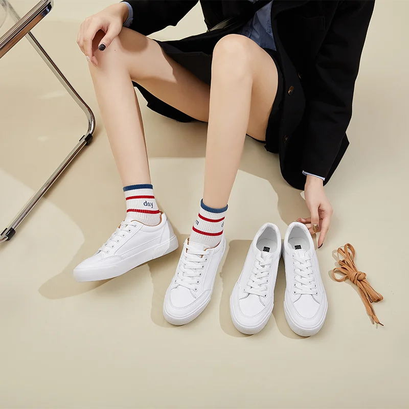 Women Sneakers Fashion Woman's Shoes Spring Trend Casual Sport Shoes For Women New  Comfort White Vulcanized Platform Shoes