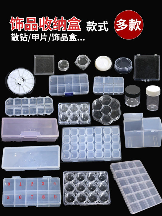 Wear Nail Tip Diamond Decorations Classification Multiple Models Storage Box