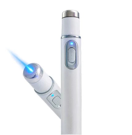 1pc Medical Blue Light Therapy Laser Pen Add 1Pc Varicose