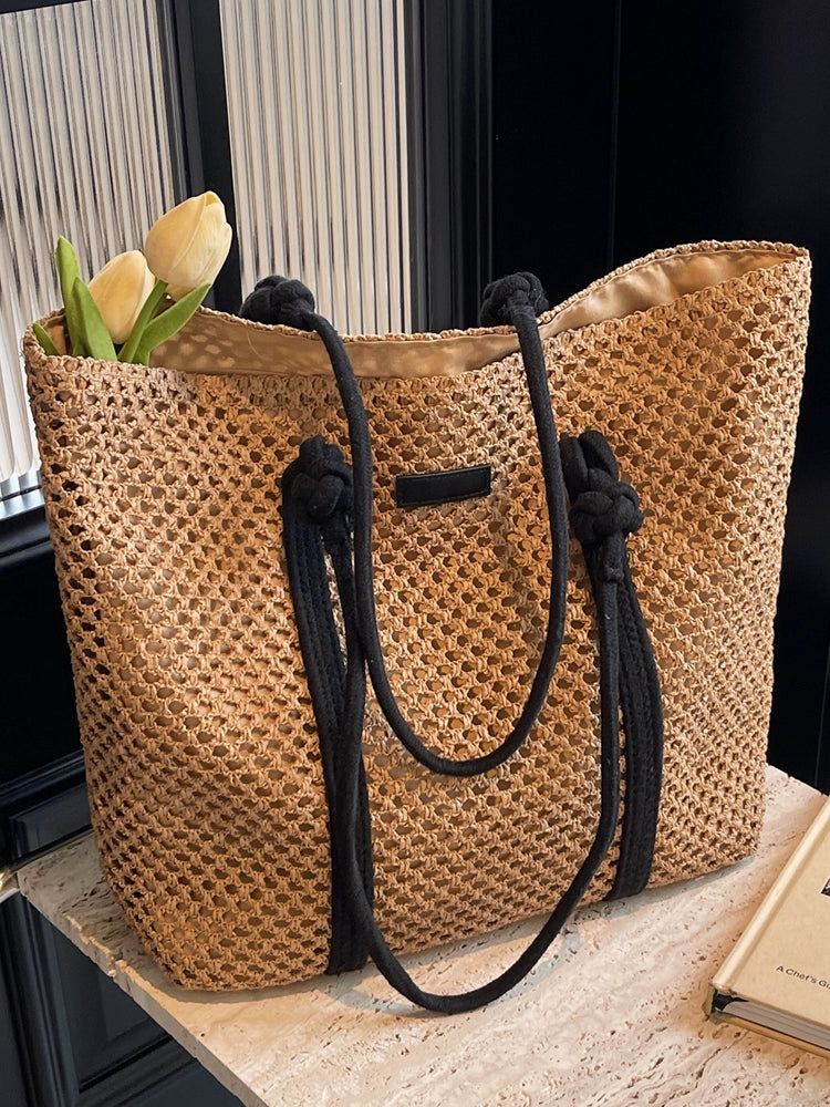 Bag Female Work Clothing One Shoulder Seaside Holiday Straw Woven Bag