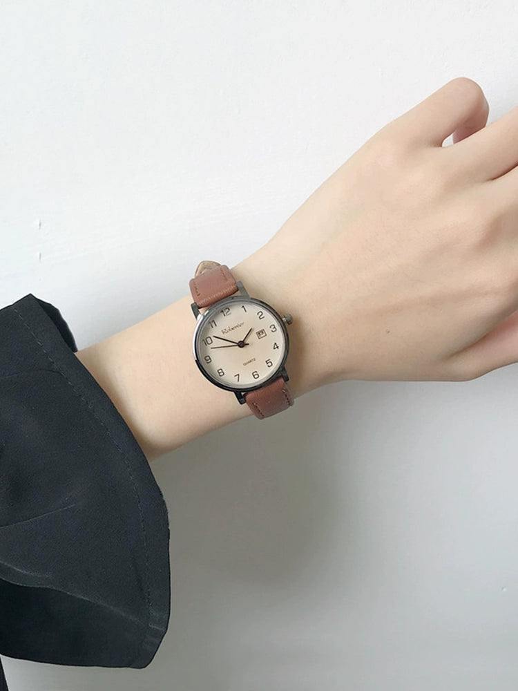 Women's Watch 2024 New Arrival Junior High School Student Minimalist Junior High School Civil Servant Examination Exclusive Quartz Postgraduate Entrance Examination