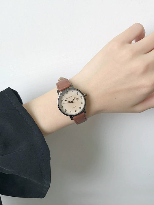 Women's Watch 2024 New Arrival Junior High School Student Minimalist Junior High School Civil Servant Examination Exclusive Quartz Postgraduate Entrance Examination