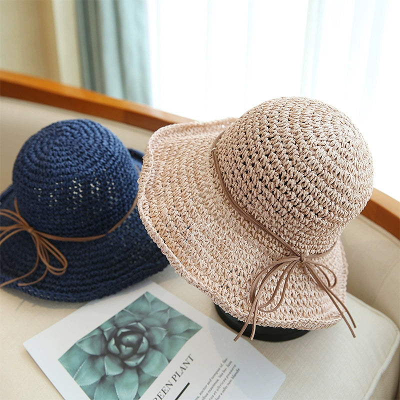 Sun Hat Female Wide Brim Foldable Outing All-Match Straw Hat