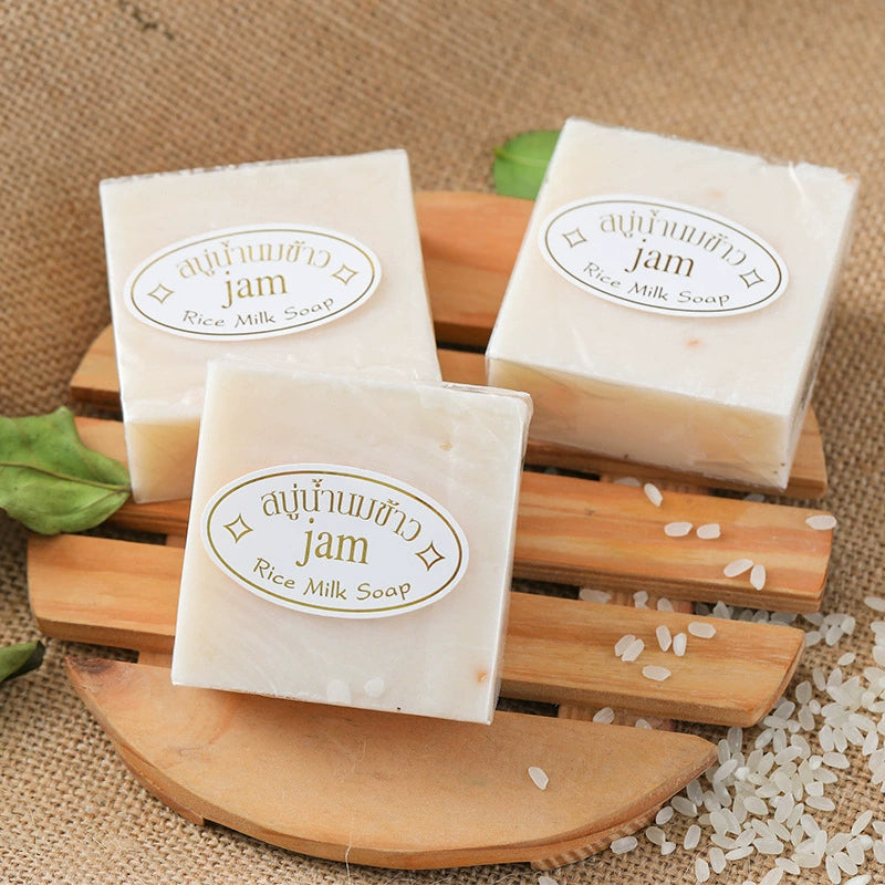 Thailand Jam Rice Milk Handmade White Soap Rice Handmade Soap 65