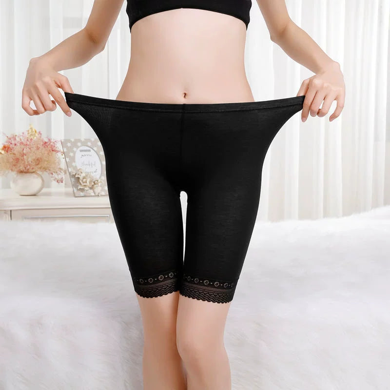 Thin Safety Pants Fashion Tape Women Summer Shorts Safety Pants Hot Pants and Bermuda Shorts Modal Basic Leggings Extra Large Size