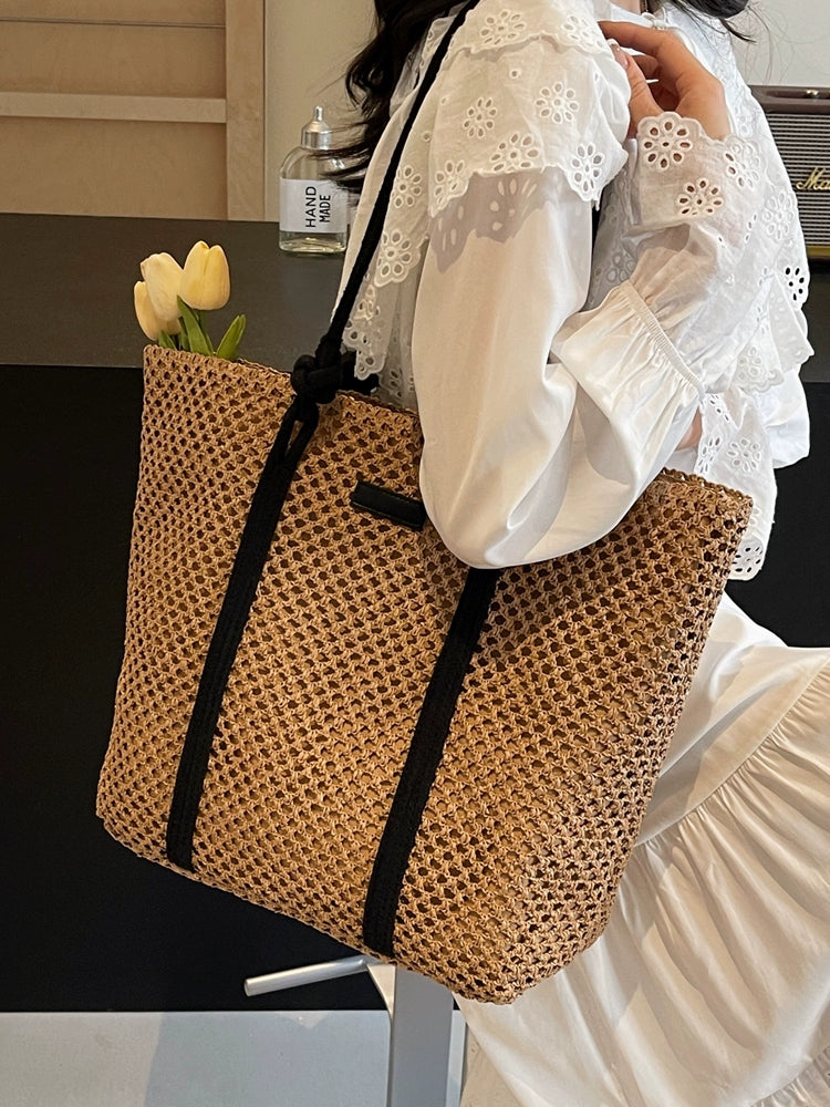 Bag Female Work Clothing One Shoulder Seaside Holiday Straw Woven Bag