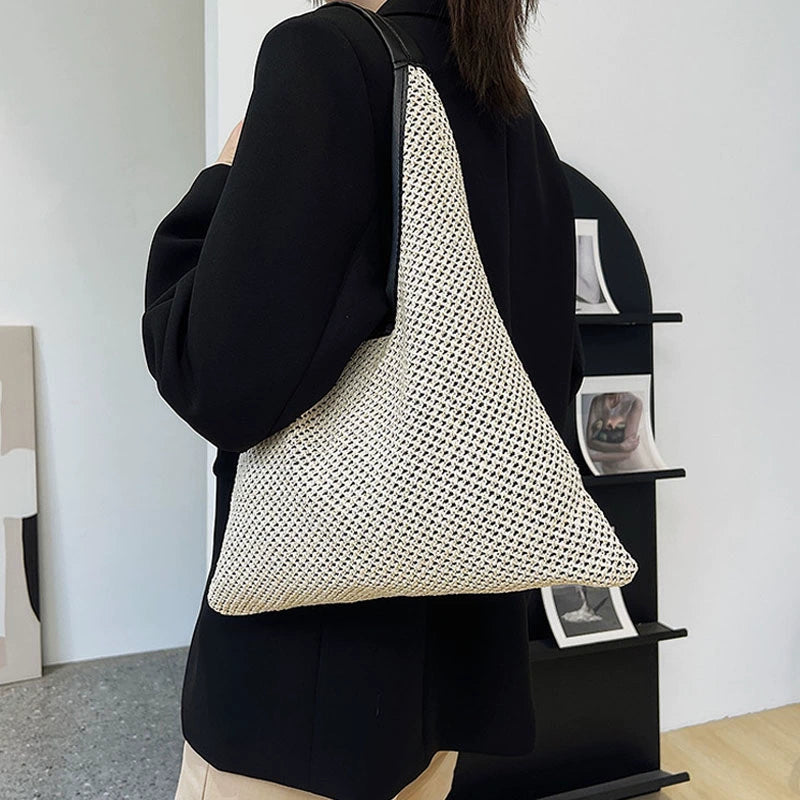 Bag Women's Advanced Texture Niche Style Vest Straw Woven Bag