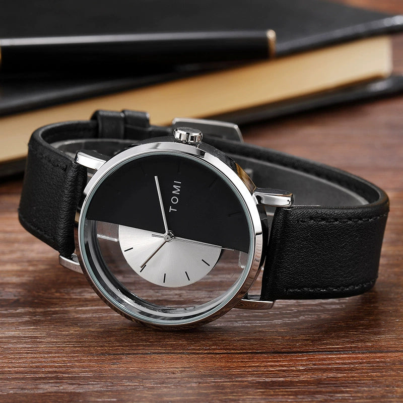 Black Technology Graceful Personality Male and Female Niche Style Student Watch