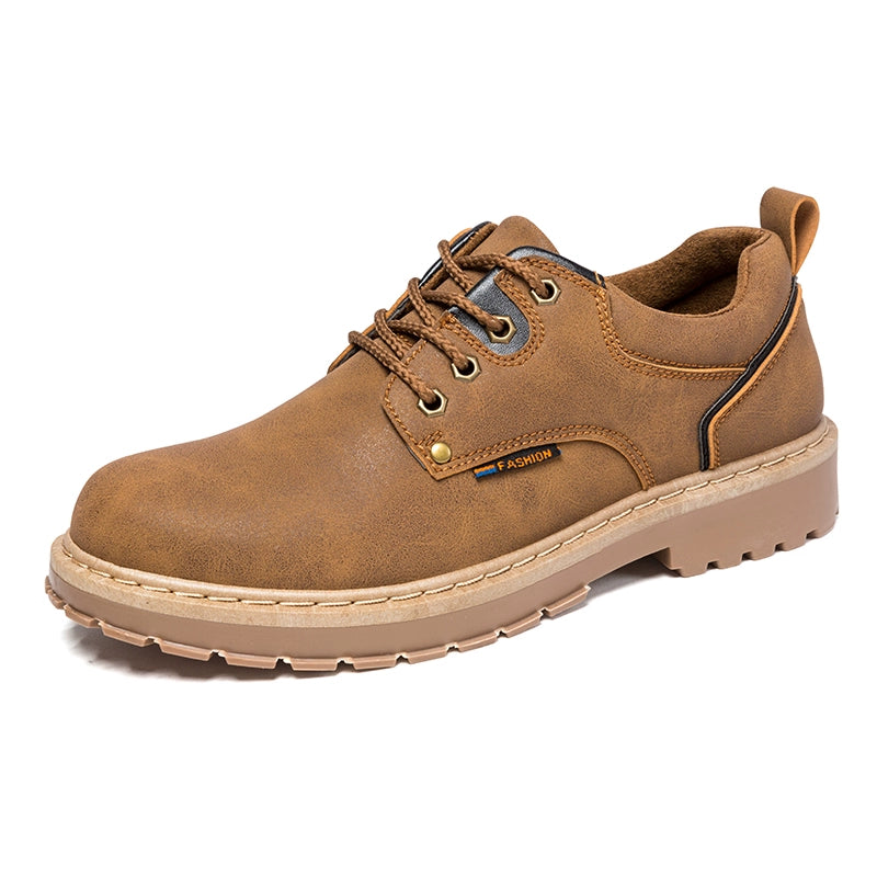 Waterproof Men's Casual Leather Shoes for Kitchen