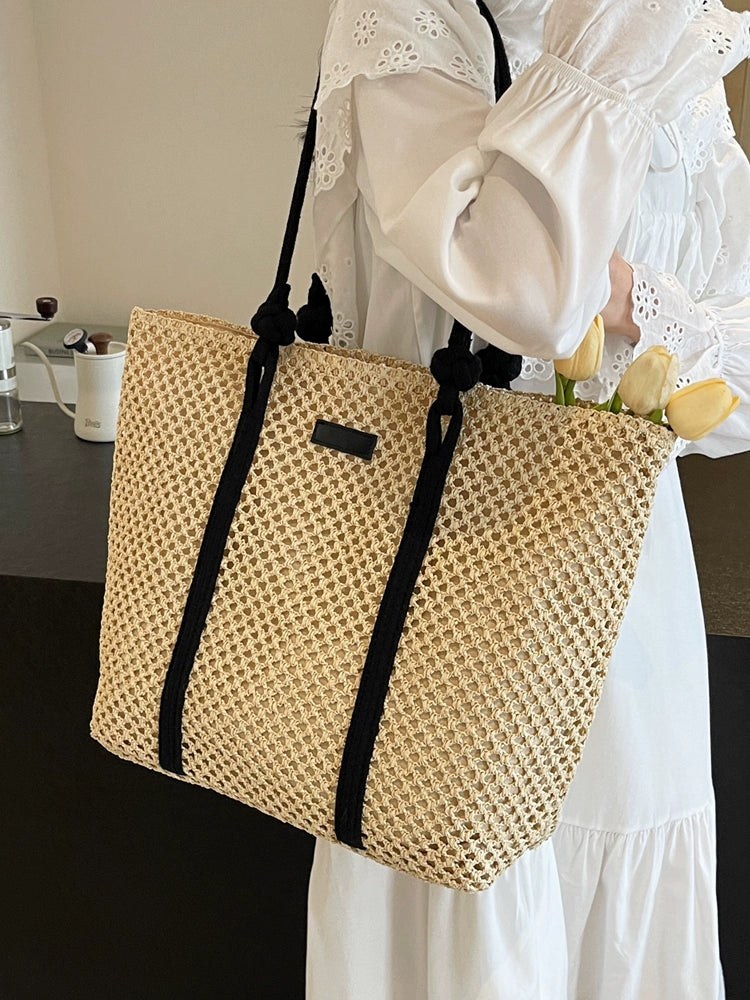 Bag Female Work Clothing One Shoulder Seaside Holiday Straw Woven Bag