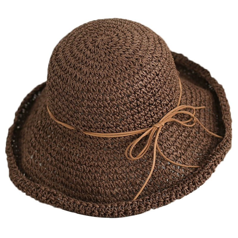 Sun Hat Women's Summer Little Fresh Seaside Travel Straw Hat