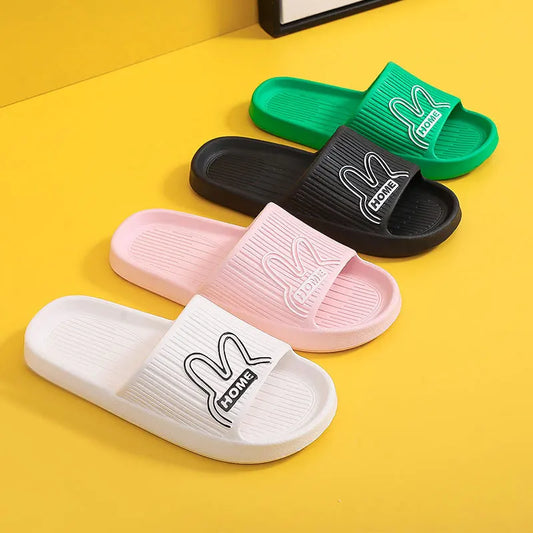 2023 Summer Women Slippers Bath Thick Platform Non-Slip Home Bear Cartoon Flip Flops Beach Sandals Ladies Slides Indoor Outdoor