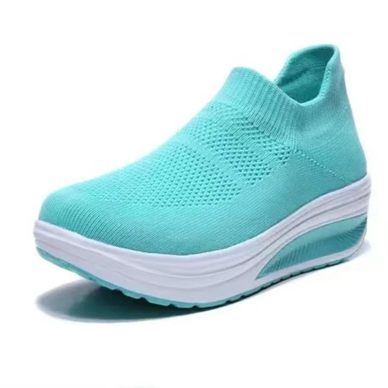 Comemore Super Light Comfortable Shoes 2023 Female Mesh Breathable Sneaker Plataforma Mujer Women Shoes Summer Weave Sneakers