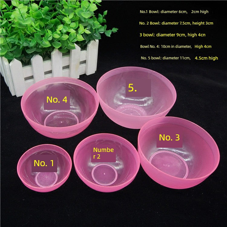 Supplies Plastic Bowl DIY Facemask Tools