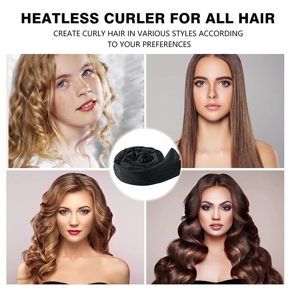 Wuwulk Heatless Curling Rod Headband No Heat Hair Curlers Silk Curls Lazy Hair Rollers Sleeping Soft Headband Hair Styling Tools