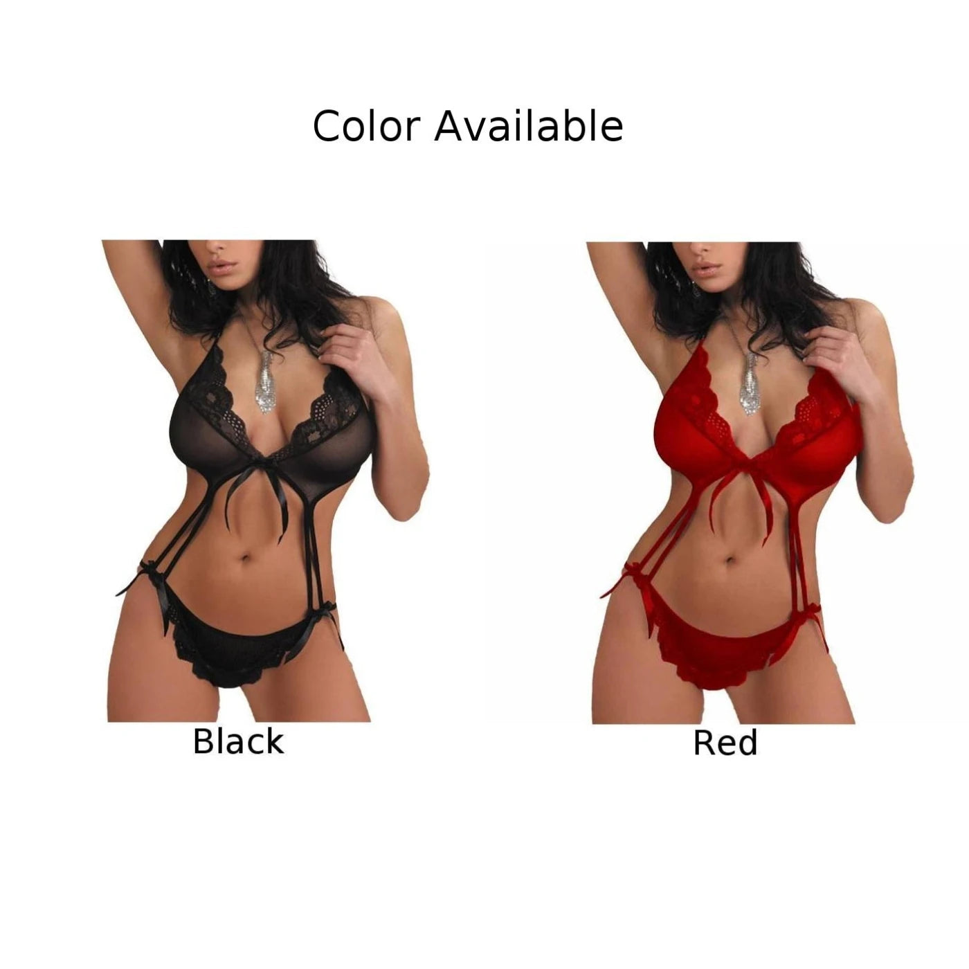 Women Lace Sexy-Lingerie Nightwear Underwear G-string Sleepwear Dress