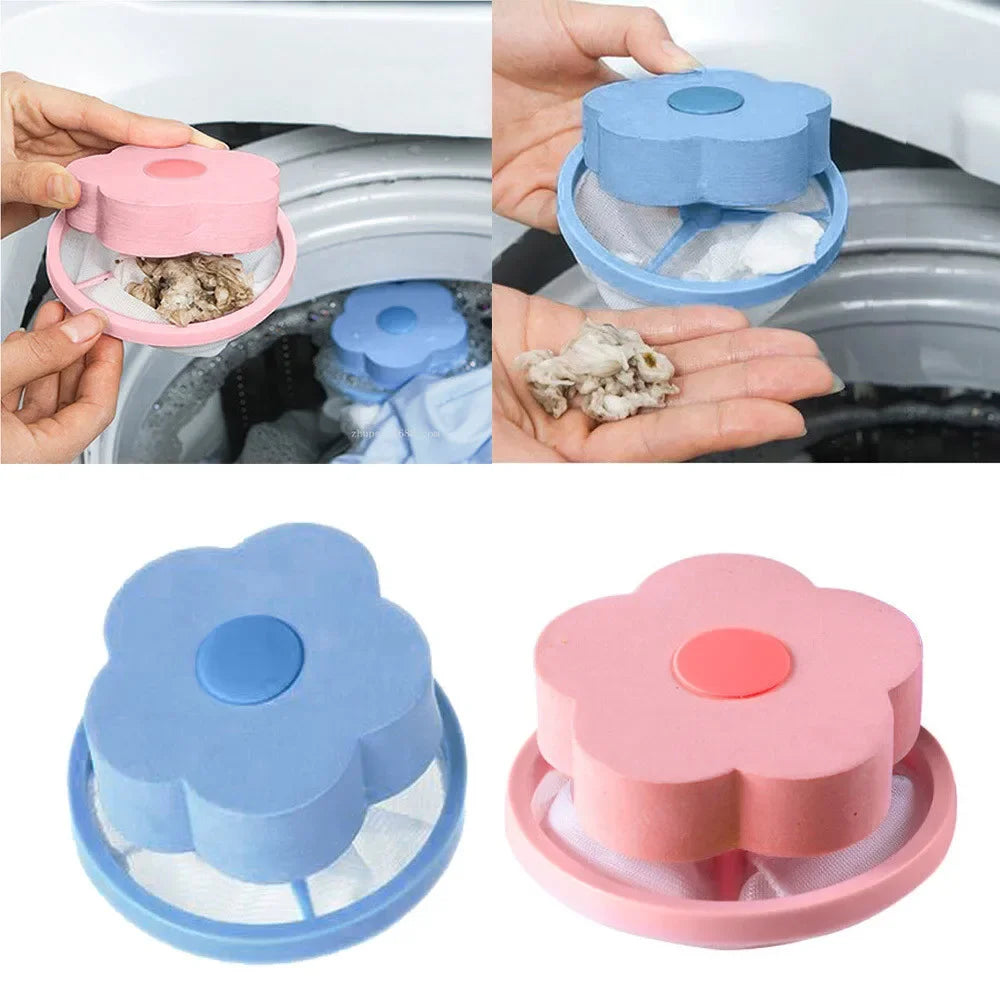 Washer Filter Bag Mesh Filtering Hair Removal Floating Pet Fur Lint Hair Catcher Hair Stopper Remover Laundry Cleaning Bag Tpols