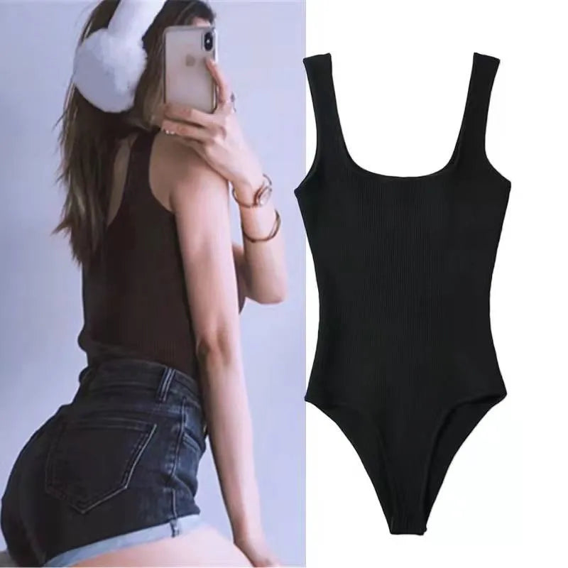 Bodysuit Bodyshaper Women Tummy Control Shapewear Slimming Underwear Girls U Back Tops Sexy Thongs Female Seamless Jumpsuit