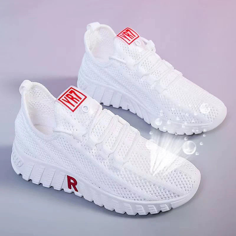 2023 Summer Women Tennis Shoes Bottom Sneakers Gym Female Sport Walking Breathable Mesh Women Sneakers Lightweight Running Shoes