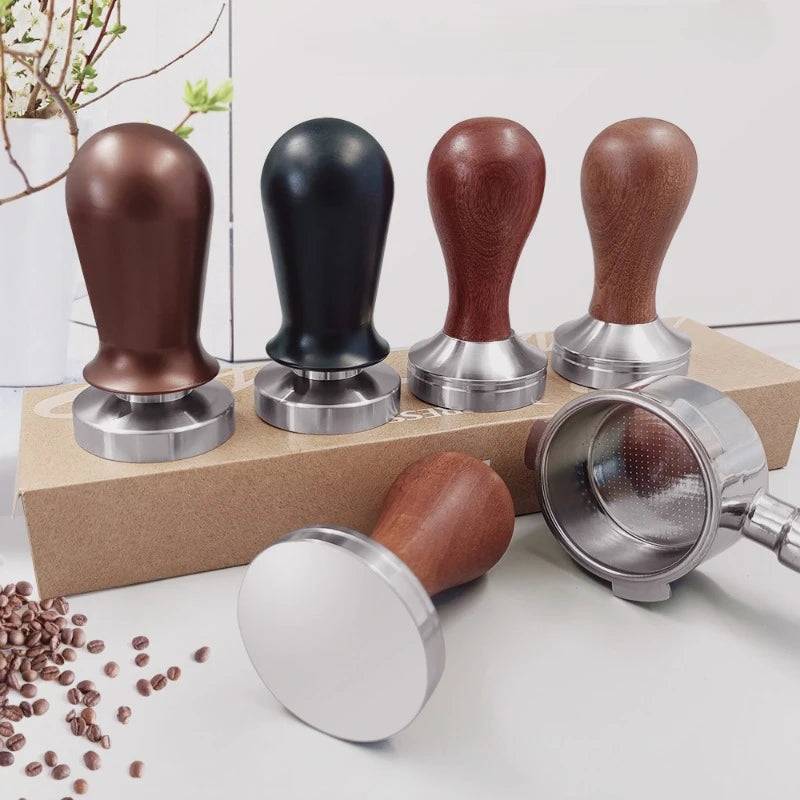 Tamper for Coffee Accessories Barista Tools Espresso Tamping Station Maker Coffe Machine Bar Presser Cafe Cofee Shop Tamp Dining