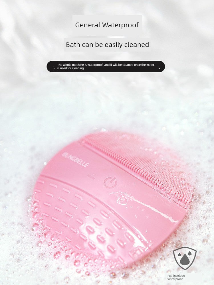 Blingbelle Wireless Charging Silicone Gel Cleansing System Face Washing Part Handy Gadget Female Ultrasonic Pore Cleaner