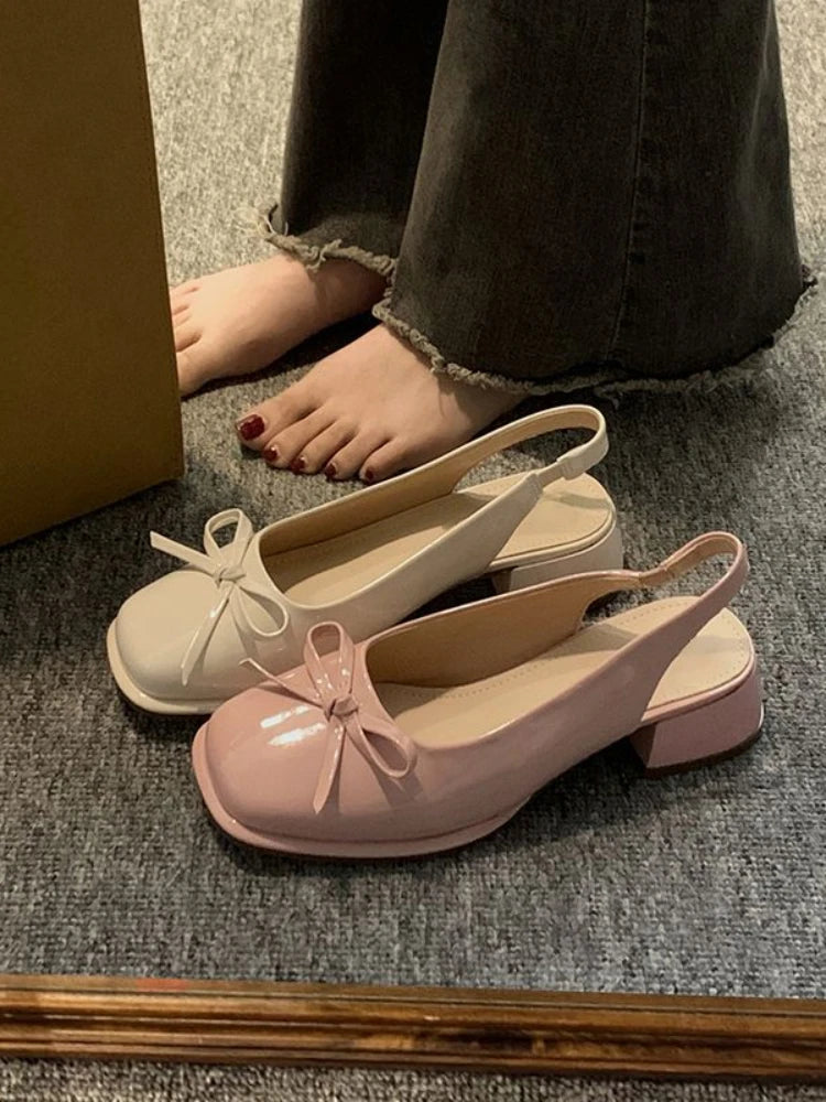 2023 Summer Japanese Style Mary Janes Shoes Office Lady Causal Round Toe Soft Shoes Non Slip Daily Wear Shoes Korean Fashion