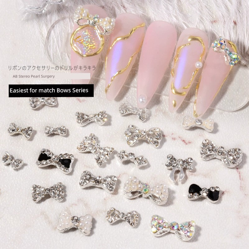 Super Flash Pearl Diamond Silver Small Accessories Nail Ornament