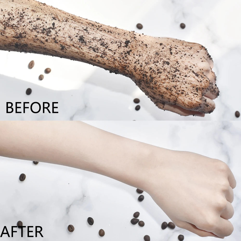 Coffee Scrub Body Scrub Exfoliators Cream Facial Dead Sea Salt For Whitening Moisturizing Anti Cellulite Treatment Acne