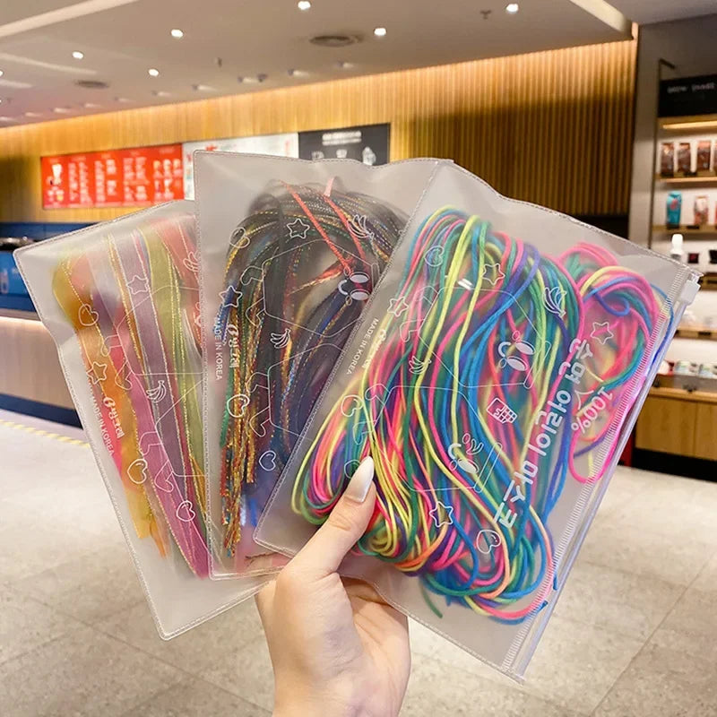 100Pcs 90cm Hair Braids Rope Strands for Dreadlocks Braid DIY Ponytail Braid Women Girls Styling Hair Accessories Hair Care Tool