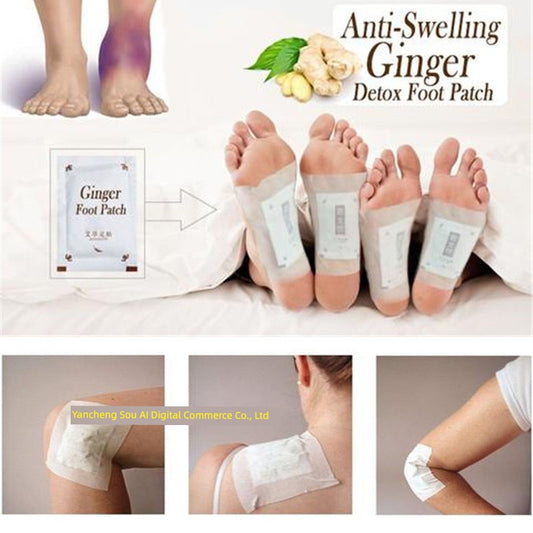 50pcs/bag Slimming Ginger Foot Patch Detox Foot Patches Pads