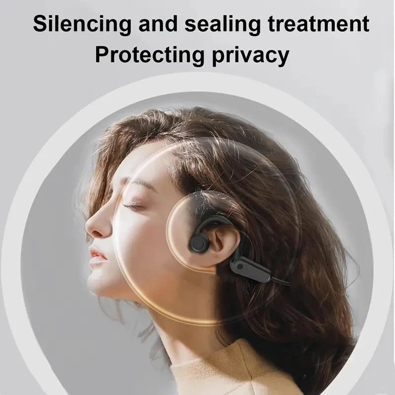 Xiaomi Mijia Real Bone Conduction Sport Headphone Wireless Earphone Bluetooth-Compatible Headset Hands-free with Mic for Running